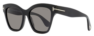 Tom Ford Elvira Butterfly Sunglasses TF1217 01A Black 55mm