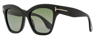 Tom Ford Elvira Butterfly Sunglasses TF1217 01R Black/Gold 55mm FT1217
