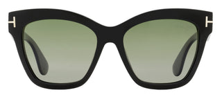 Tom Ford Elvira Butterfly Sunglasses TF1217 01R Black/Gold 55mm FT1217