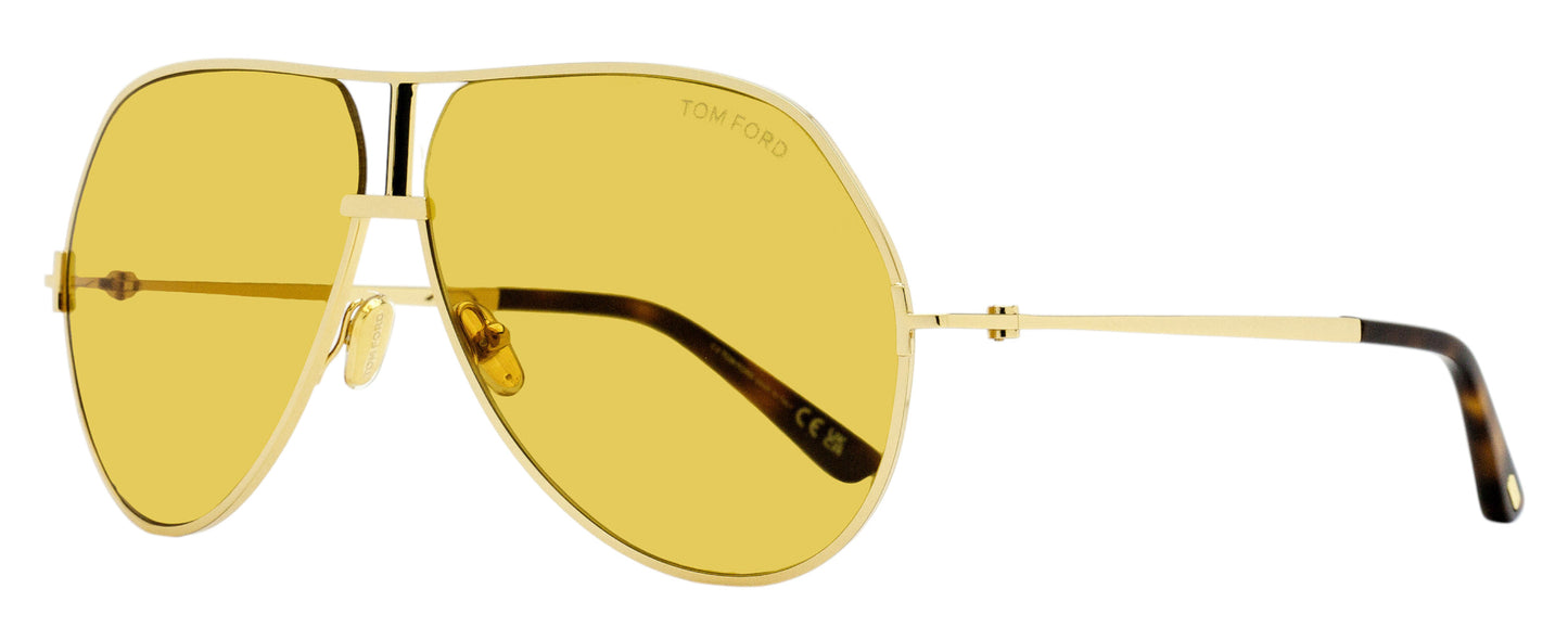 Tom Ford Rickie-02 Sunglasses TF1281 30E Gold/Havana 63mm FT1281