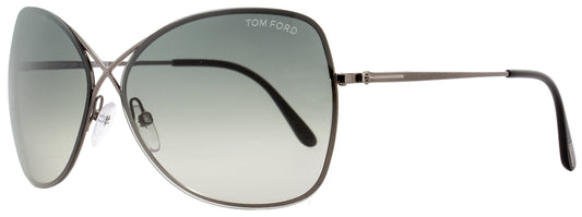 Tom Ford Butterfly Sunglasses TF250 Colette 08C Gunmetal/Black 63mm FT0250