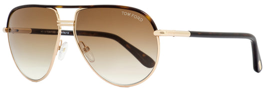 Tom Ford Pilot Sunglasses TF285 Cole 52K Havana/Gold 61mm FT0285