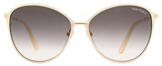 Tom Ford Penelope Sunglasses TF320 25B Cream/Gold 59mm FT0320