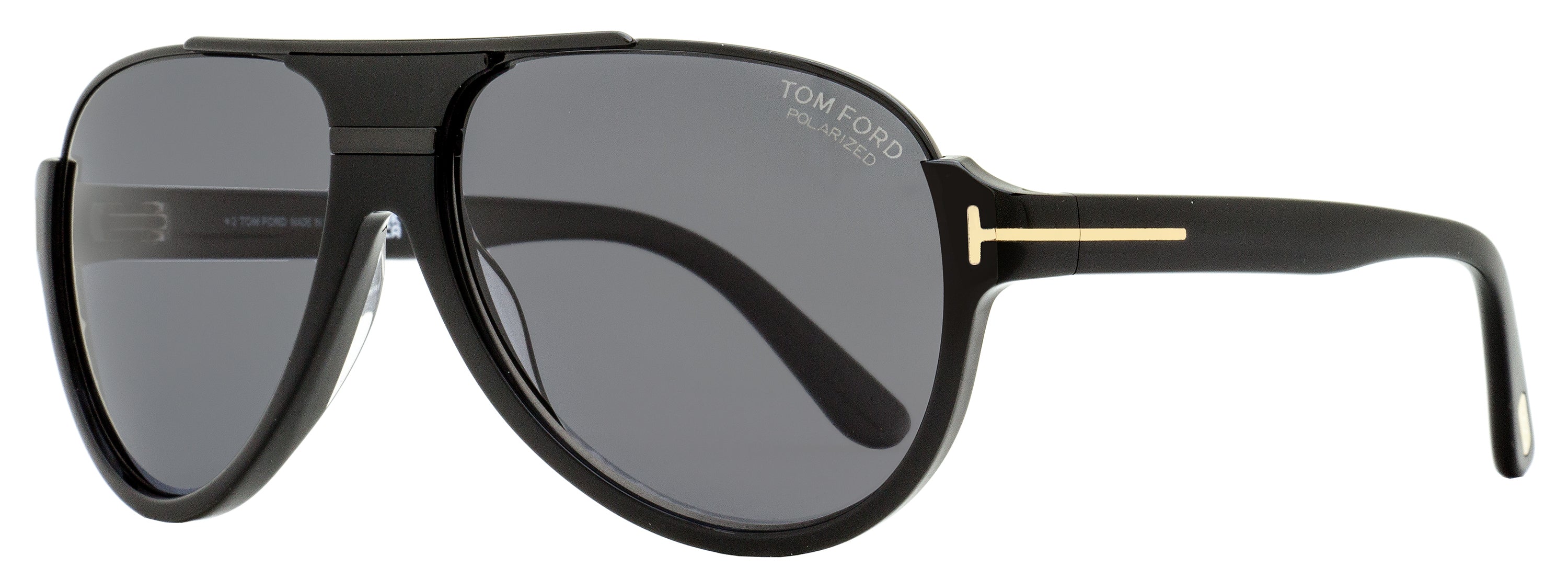 Tom Ford Dimitry Polarized Sunglasses TF334 01D Black 59mm FT0334 Stepani Style