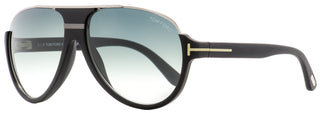 Tom Ford Dimitry Pilot Sunglasses TF334 02W Matte Black/Ruthenium 59mm FT0334