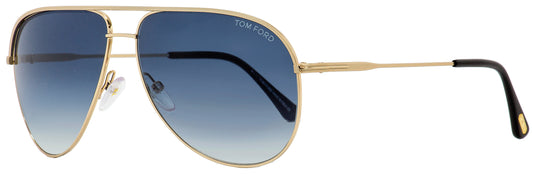 Tom Ford Pilot Sunglasses TF466 Erin 29P Gold/Black 61mm FT0466