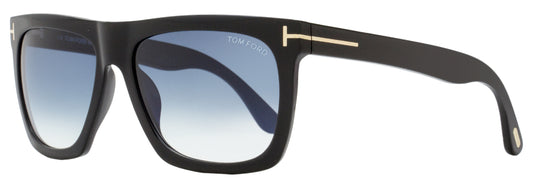 Tom Ford Rectangular Sunglasses TF513 Morgan 01W Black   57mm FT0513