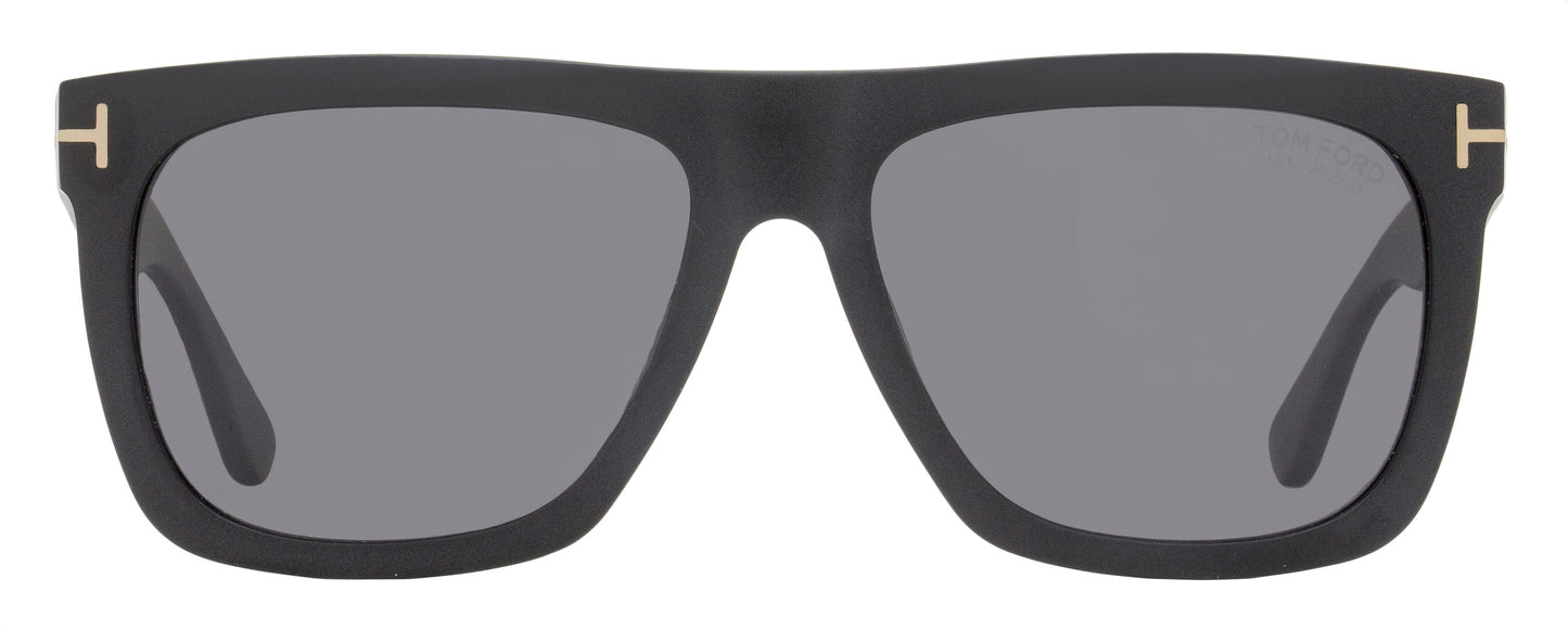 Tom Ford Morgan Polarized Sunglasses TF513 02D Matte Black 57mm