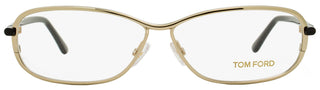 Tom Ford Oval Eyeglasses TF5161 028 Gold/Black 58mm FT5161