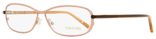 Tom Ford Oval Eyeglasses TF5161 072 Peach/Rose/Brown 56mm FT5161