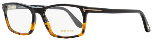 Tom Ford Rectangular Eyeglasses TF5295 056 Black/Vintage Havana 56mm FT5295