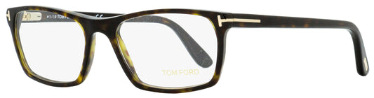 Tom Ford Rectangular Eyeglasses TF5295 52A Dark Havana 54mm FT5295