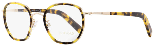 Tom Ford Square Eyeglasses TF5339 056 Gold/Tortoise 49mm FT5339