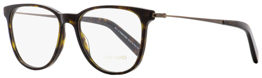 Tom Ford Oval Eyeglasses TF5384 052 Dark Havana/Brown 51mm FT5384