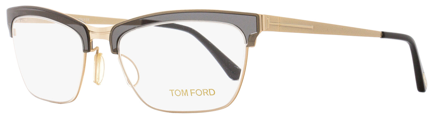 Tom Ford Cat Eye Eyeglasses TF5392 020 Size: 54mm Gray/Gold/Black FT5392