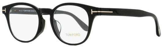 Tom Ford Oval Eyeglasses TF5400F 001 Black 49mm FT5400