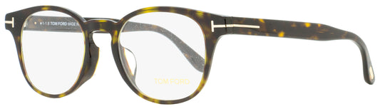 Tom Ford Oval Eyeglasses TF5400F 052 Dark Havana 49mm FT5400