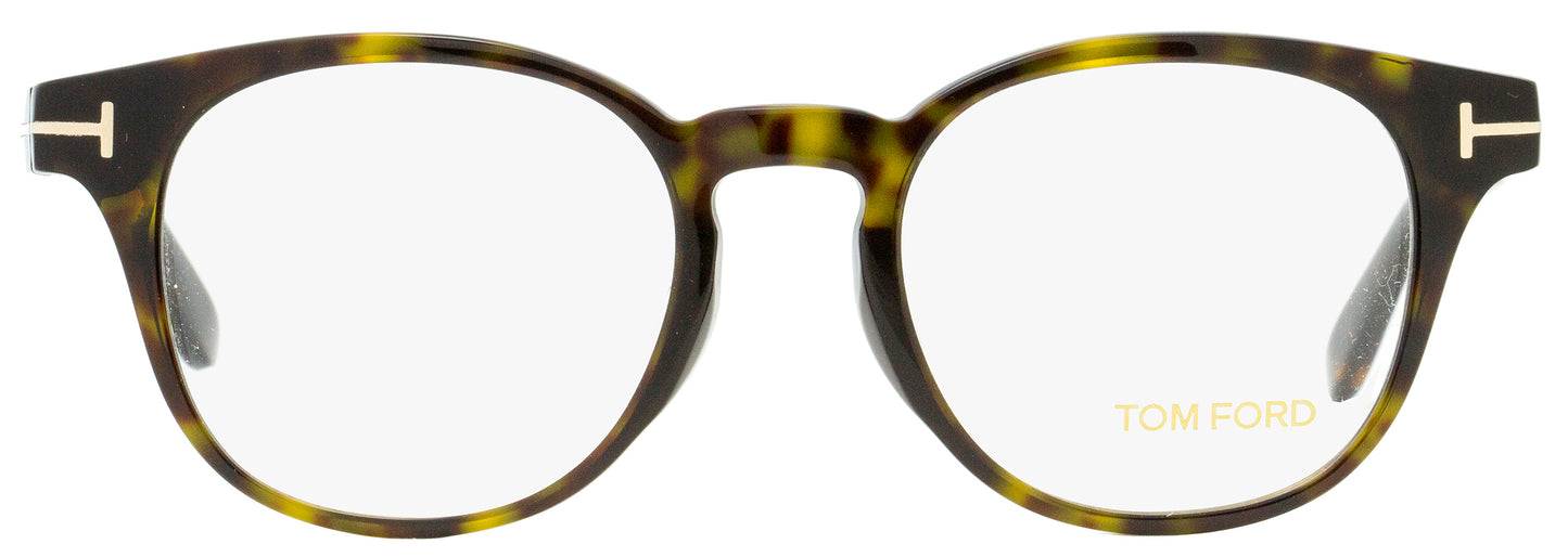 Tom Ford Oval Eyeglasses TF5400F 052 Dark Havana 49mm FT5400