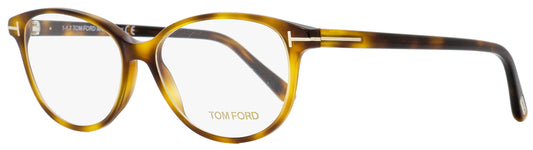 Tom Ford Oval Eyeglasses TF5421 053 Blonde Havana 53mm FT5421