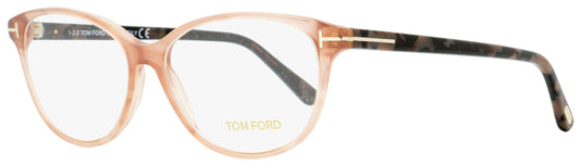 Tom Ford Oval Eyeglasses TF5421 074 Rose/Havana 53mm FT5421