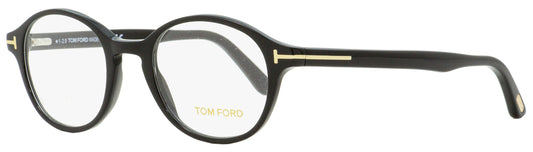 Tom Ford Oval Eyeglasses TF5428 001 Shiny Black 47mm FT5428