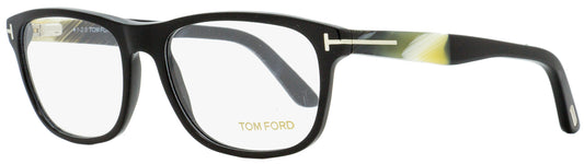 Tom Ford Rectangular Eyeglasses TF5430 001 Shiny Black/Horn 56mm FT5430