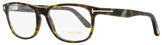 Tom Ford Rectangular Eyeglasses TF5430 052 Dark Havana 56mm FT5430