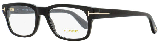 Tom Ford Rectangular Eyeglasses TF5432 001 Shiny Black 52mm FT5432