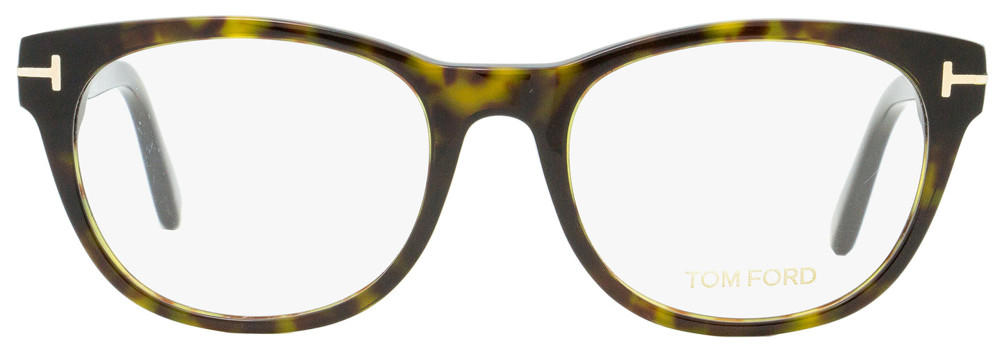 Tom Ford Round Eyeglasses TF5433 052 Dark Havana 53mm FT5433