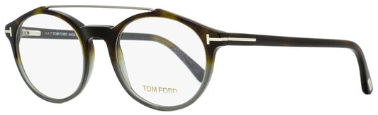 Tom Ford Oval Eyeglasses TF5455 055 Dark Havana/Shaded Gray 50mm FT5455