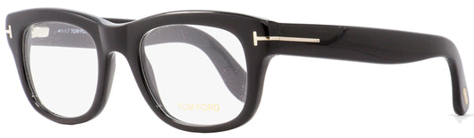 Tom Ford Rectangular Eyeglasses TF5472 001 Shiny Black 51mm FT5472