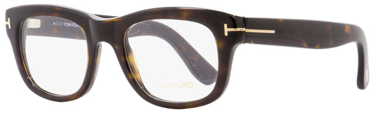 Tom Ford Rectangular Eyeglasses TF5472 052 Dark Havana 51mm FT5472