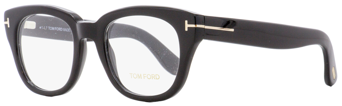 Tom Ford Rectangular Eyeglasses TF5473 001 Black 49mm FT5473