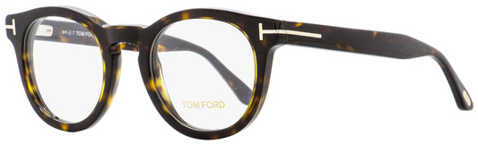 Tom Ford Oval Eyeglasses TF5489 052 Dark Havana 48mm FT5489