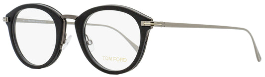 Tom Ford Oval Eyeglasses TF5497 002 Mate Black/Ruthenium 48mm FT5497