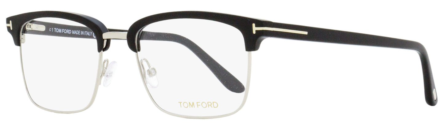 Tom Ford Half-Rim Eyeglasses TF5504 005 Palladium/Black 54mm