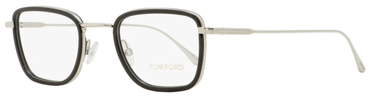 Tom Ford Rectangular Eyeglasses TF5522 001 Palladium/Black 49mm FT5522