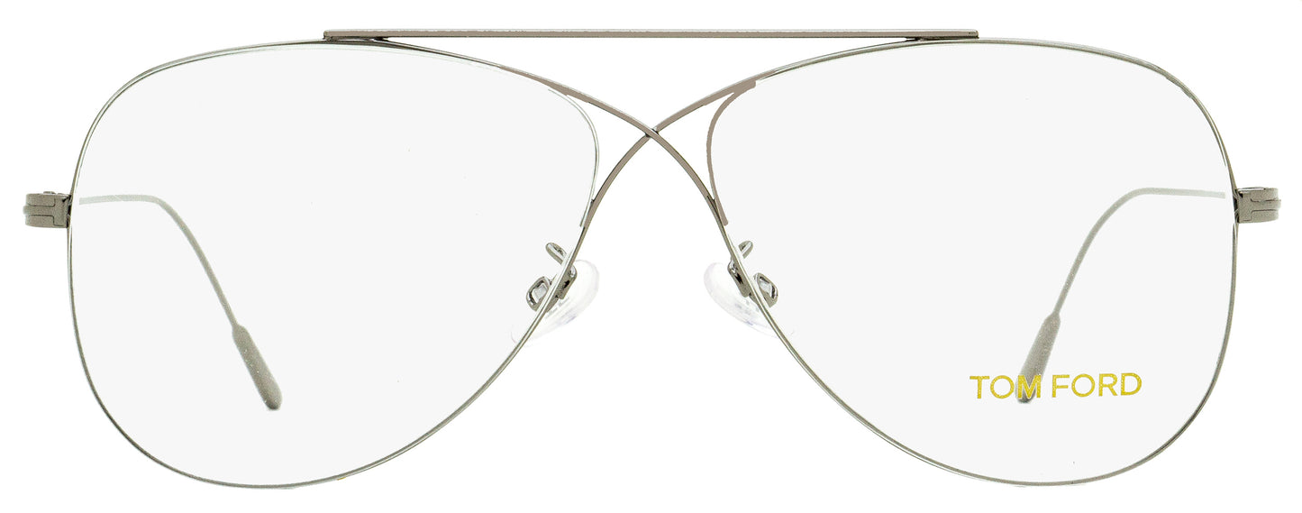 Tom Ford Criss-Cross Eyeglasses TF5531 014 Ruthenium 56mm 5531