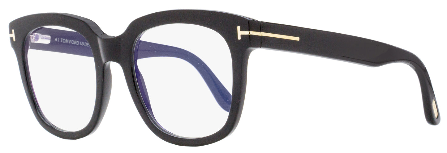 Tom Ford Blue Block Eyeglasses TF5537B 001 Black 52mm FT5537