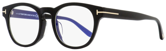 Tom Ford Blue Block Eyeglasses TF5543FB 001 Black/Gold 50mm 5543