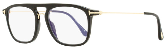 Tom Ford Blue Block Eyeglasses TF5588B 001 Black/Gold 54mm FT5588