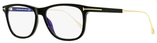 Tom Ford Blue Block Eyeglasses TF5589B 001 Black/Gold 55mm FT5589