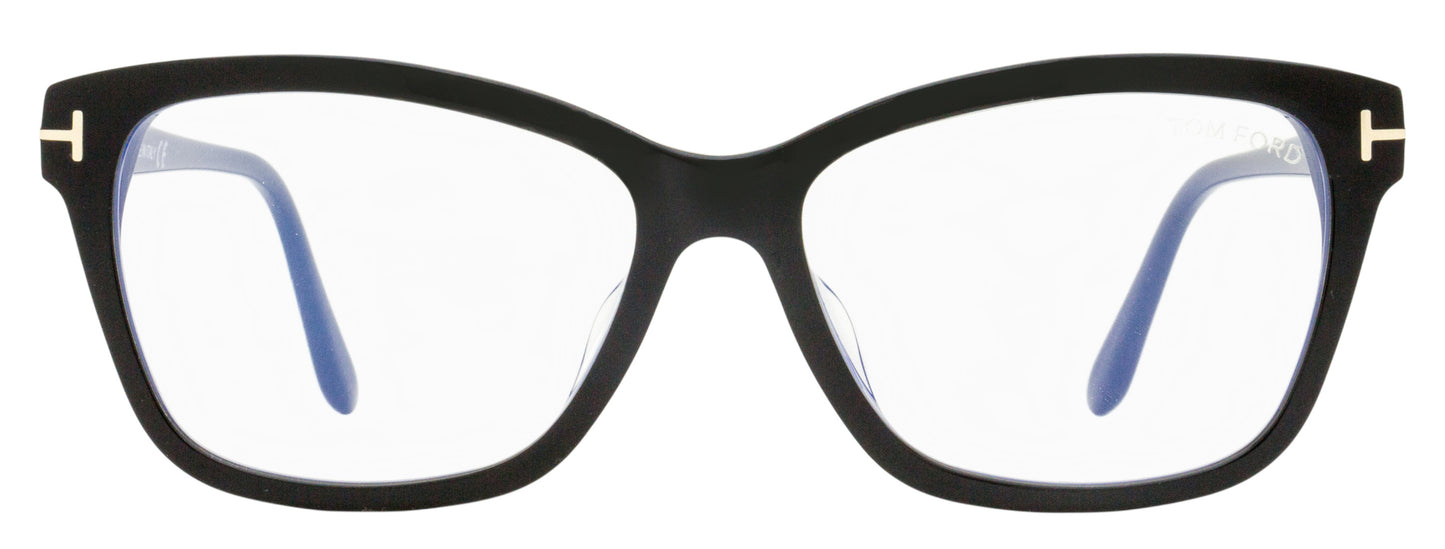 Tom Ford Alt Fit Blue Block Eyeglasses TF5597-F-B 001 Black 54mm FT5597