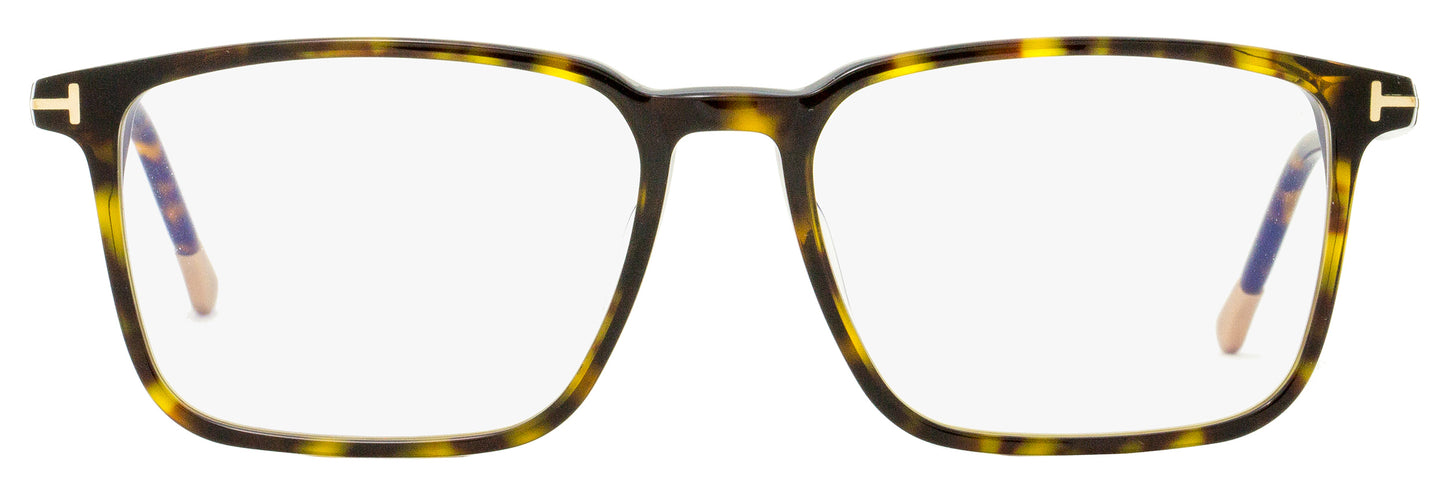 Tom Ford Blue Block Eyeglasses TF5607FB 052 Dark Havana 55mm FT5607