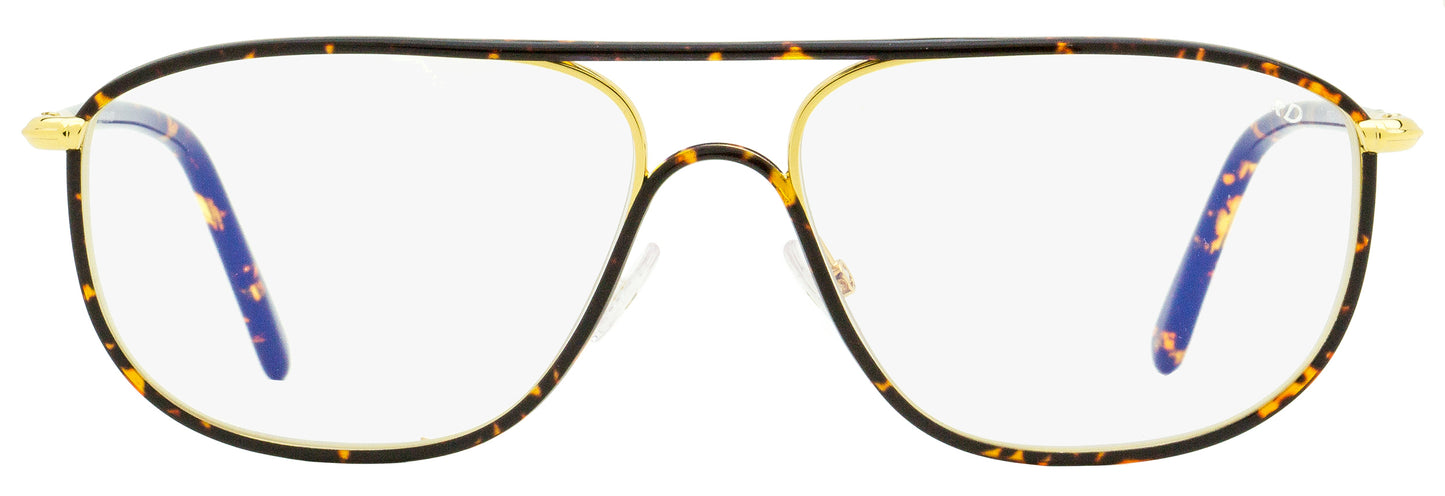 Tom Ford Blue Block Eyeglasses TF5624B 056 Gold/Havana 58mm 5624