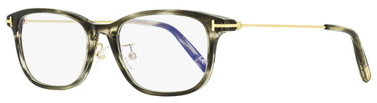 Tom Ford Blue Block Eyeglasses TF5650DB 005 Gray/Gold 54mm 5650