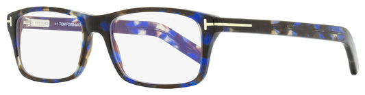 Tom Ford Blue Block Eyeglasses TF5663B 056 Blue Havana 55mm FT5663