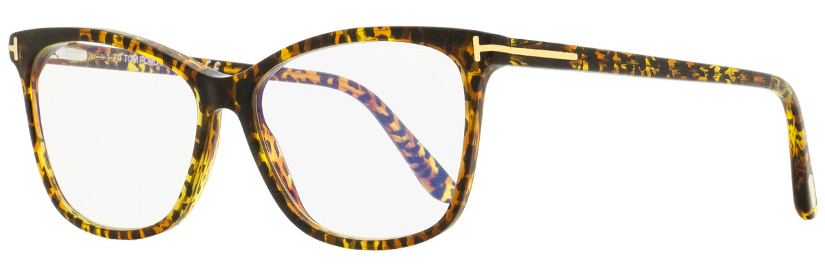 Tom Ford Magnetic Clip-on Eyeglasses TF5690B 056 Leopard  display picture 3