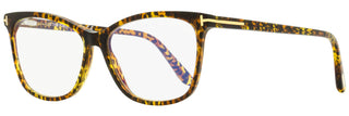 Tom Ford Magnetic Clip-on Eyeglasses TF5690B 056 Leopard Havana 55mm FT5690