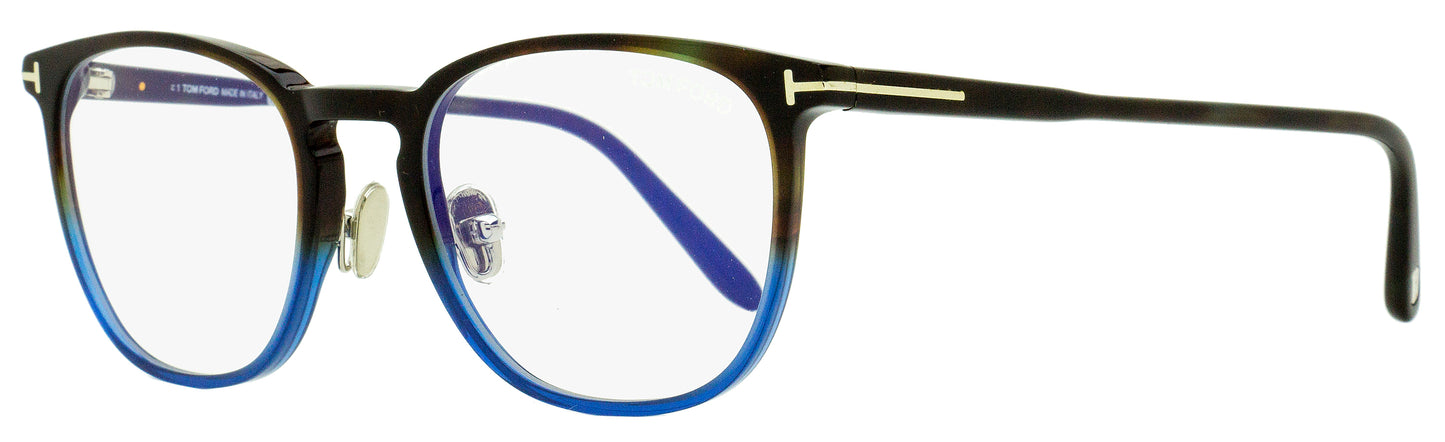 Tom Ford TF5700B Blue Block Eyeglasses 055 Havana/Blue 54mm FT5700